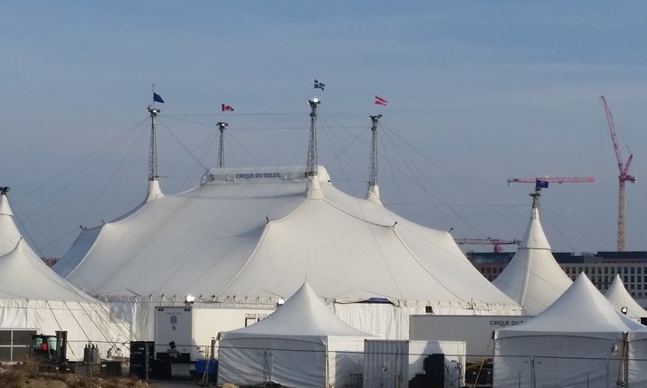 Zirkuszelt  von Cirque du Soleil